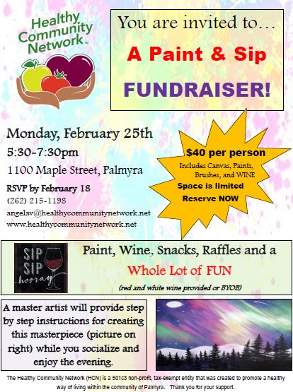 Paint and Sip Fundraiser