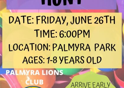 Palmyra Lion’s Club Easter Egg Hunt