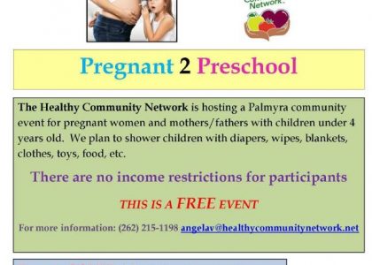 Pregnant 2 Preschool (P2P) Event