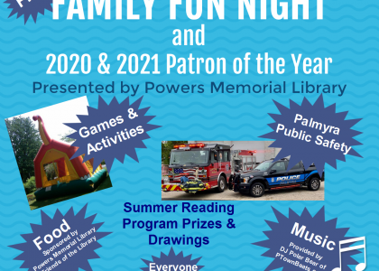 Powers Memorial Library Family Fun Night