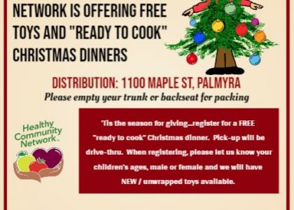 Christmas Dinner and Toy Distribution – December 16