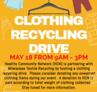 Clothing Recycling Drive