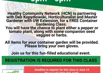FREE Container Gardening Class