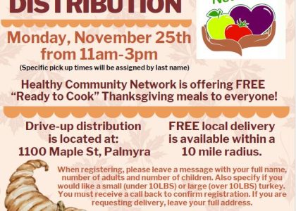 Thanksgiving Dinner Distribution