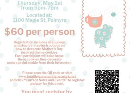 Cookie Decorating and Sip Fundraiser